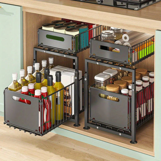 Adjustable Under-Sink Organizer