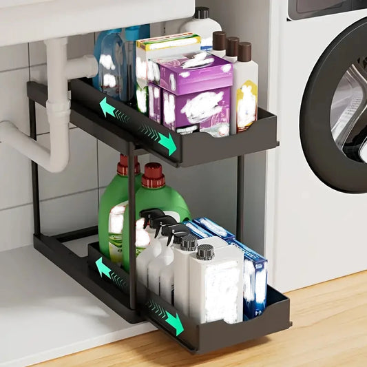 Multi-Function Pull-Out Under-Sink Organizer