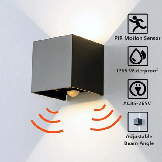 Aluminum LED wall light