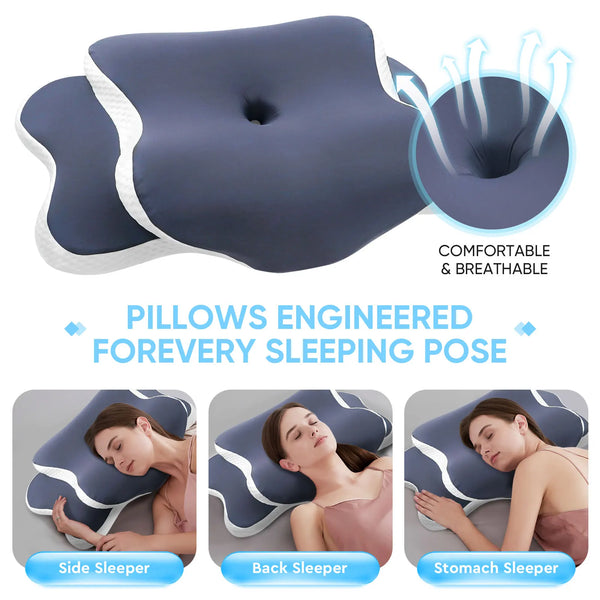 CloudContour Memory Neck Support Pillow